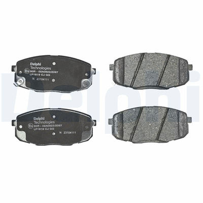 Delphi LP1819 Brake Pad Front Hyundai i30 07-12, Kia Ceed 07-12 and 2 more models — Brake Pads
