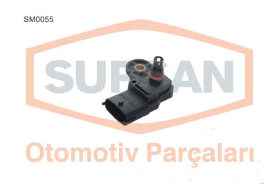 Supsan SM0055 Pressure Sensor Fiat Panda 12 8V Btavo 14 16V 192B2 188A4 (Oval Socket) — Vehicle Sensors & Switches