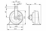 BOSCH Korna (VW) Electric Horn - 12V — Motors, Pumps & Antennas
