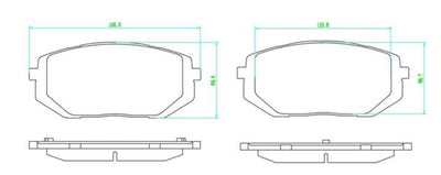 MGA 56606 Brake Pad Front Hyundai Tuscon / Kia Sportage 2020 — Brake Pads