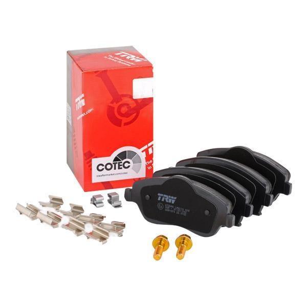 TRW Front Brake Pad Set for Opel Corsa C — Brake Pads