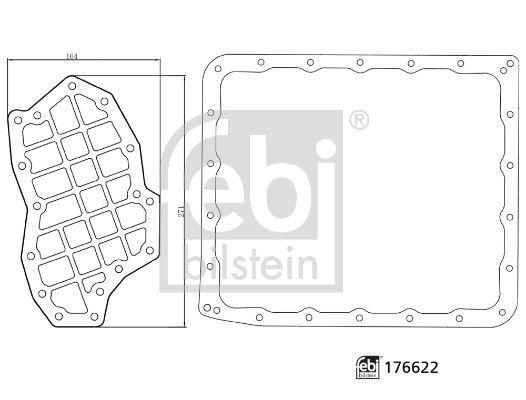 febi-hydraulic-filter-kit-automatic-transmission, febi-176622-hydraulic-filter-kit-closeup, febi-hydraulic-filter-installation FEBI Hydraulic Filter Kit for Automatic Transmission - Compatible with Hyundai | 72.3 mm Length FEBI Hydraulic Filter Kit - Automatic Transmission febi, hydraulic-filter-kit, automatic-transmission, hyundai, car-parts, mechanics, vehicle-maintenance, transmission-filter, replacement-parts, ai-generated
