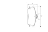 BOSCH Brake Pads Front - Low-Metallic Technology for Nissan Primera (99-02) & Almera