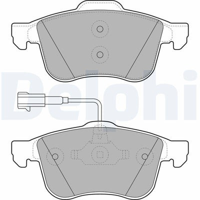 Delphi LP1959 Brake Pad Front Alfa Romeo 159 1.9 JTS-JTDM 2.2 JTS 06- — Brake Pads