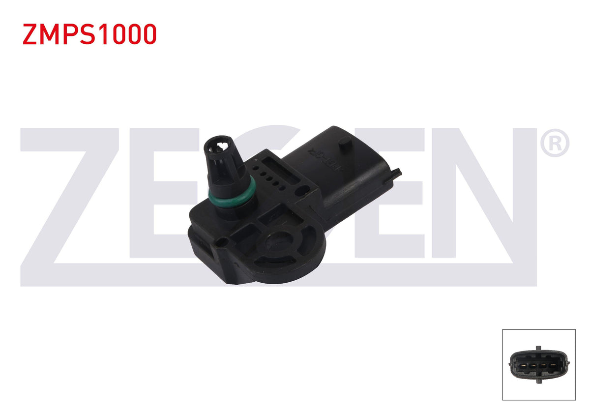 Zegen ZMPS1000 Map Sensor Fiat Egea 1.2-1.4 2015-/ Punto Evo 1.2-1.4 2009-2012 / Linea 1.4 2007-/ Doblo 1.4 2010-/ 500L 1.4 2013-/ 500X 1.6 2014-/ G.Punto 1.2-1.4 2005