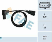 fae crankshaft speed sensor front view, fae crankshaft speed sensor rear view FAE Crankshaft Speed Sensor - Model 79339 for Z20LEL Vectra C | Inductive Type FAE Crankshaft Speed Sensor For Vectra C fae, crankshaft-speed-sensor, vectra-c, inductive-sensor, car-parts, engine-management, vehicle-replacement, mechanics-tools, ai-generated, car-owners