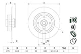 BOSCH 0986479E71 Disc & Bearing Set - ABS Sensor Included — Brake Sensors & ABS
