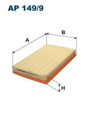 filtron air filter ap149-9 for 2005-2010 fox 1-4, filtron air filter dimensions FILTRON Air Filter AP149-9 - High Quality Replacement for 2005-2010 Fox 1.4 | Length: 10.95 in FILTRON Air Filter - Compatible with 2005-2010 Fox 1.4 air-filter, filtron, car-maintenance, vehicle-parts, automotive-filter, engine-performance, replacement-part, easy-installation, fuels-savings, ai-generated