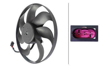 Hella 8EW366420-311 Fan Motor (250 / 80W 345mm) Arosa Cordoba Ibiza IV Fabia Roomster Fox Lupo New — Motors, Pumps & Antennas