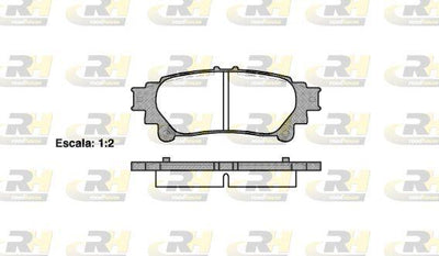 ROADHOUSE 21395.00 Brake Pad Gs Grl1_. Gwl1_ 01 12 — Brake Pads
