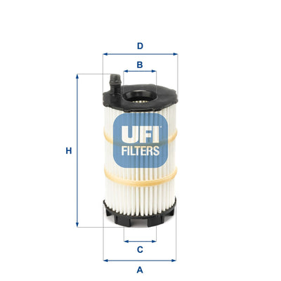 Ufi 25.143.00 Oil Filter Touareg-Q7 Bar-Cgna 4,2 FSI 06 — Oil Filters