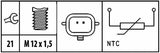 HELLA 6PT009309471 - NTC Temperature Sensor — Temperature Sensors & Switches