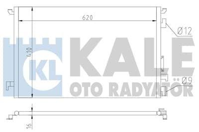 KALE Opel Vectra C Climate Radiator - Compatible with 2004+ Models — Radiators & Fans