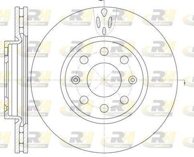 ROADHOUSE 6981.10 Brake Disc Grande Punto 199 10 05 — Brake Rotors & Drums