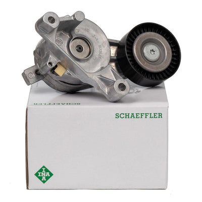 INA 534005910 Volkswagen Caddy 2004-2010 Models 1.9 TDI V-Belt Tensioner Complete — Pulleys & Tensioners
