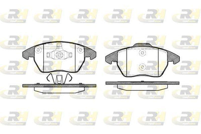 ROADHOUSE 21030.10 Brake Pad Front 207 06 > 208 12 > 307 00 > 2.0 16V 2.0 HDi 308 07 > 3008 09 > Rcz 10 > C4 2.0 — Brake Pads