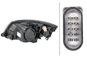 hella complete right headlight for fabia 2007-2010, hella headlight for roomster 2006-2010, close-up of hella automotive headlight HELLA Complete Right Headlight for Fabia 2007-2010 & Roomster 2006-2010 - Halogen Design | 12V HELLA Complete Right Headlight for Fabia & Roomster hella, headlight, fabia, roomster, automotive-parts, car-owners, mechanics, car-repair, halogen-light, ai-generated