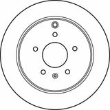 TRW DF6024 Brake Disc - 303mm Ventilated Disc for Captiva & Antara — Brake Rotors & Drums