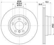 hella pagid front brake disk for bmw, bmw f30 brake disk specifications HELLA PAGID Front Brake Disk for BMW F30/32/34/328/428/430 | 330 mm Diagonal Diameter HELLA PAGID BMW F30 Front Brake Disk - 330mm Diameter hella-pagid, bmw-parts, brake-disk, automotive, car-enthusiasts, vehicle-braking, safety-parts, performance-parts, replacement-parts, ai-generated