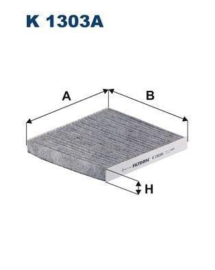 FILTRON K1303A Pollen Filter - Active Carbon Filter for 2012-2016 Freemont 2.0Jtd — Air & Cabin Filters