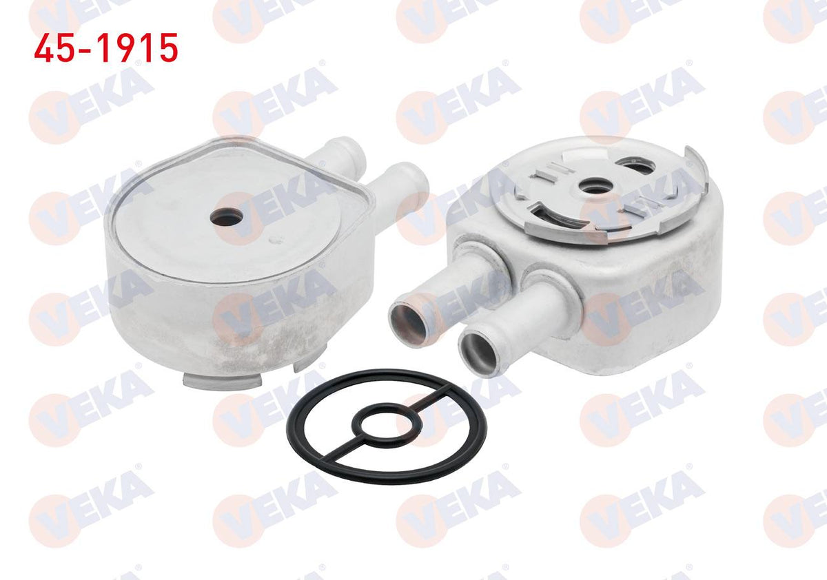 Veka 45-1915 Oil Cooler (with Gasket) Ford Mondeo 2.0 Ecoboost 2012-/ Land Rover Freelander II / Ranger Rover Ev — Oil System