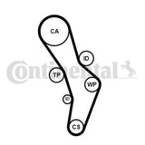 Continental CTAM CT1056 Timing Belt - VW Golf V and Touran — Belts