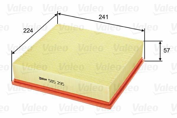 valeo air filter for ford transit 2.5, technical specifications of valeo air filter VALEO Air Filter for Ford Transit 2.5 - High Efficiency | 242mm x 223mm x 43mm VALEO Air Filter for Ford Transit 2.5 - High Quality Performance valeon, ford-transit-filter, engine-performance, car-maintenance, air-filtration, mechanics, automotive-parts, quality-filter, air-filter-installation, ai-generated