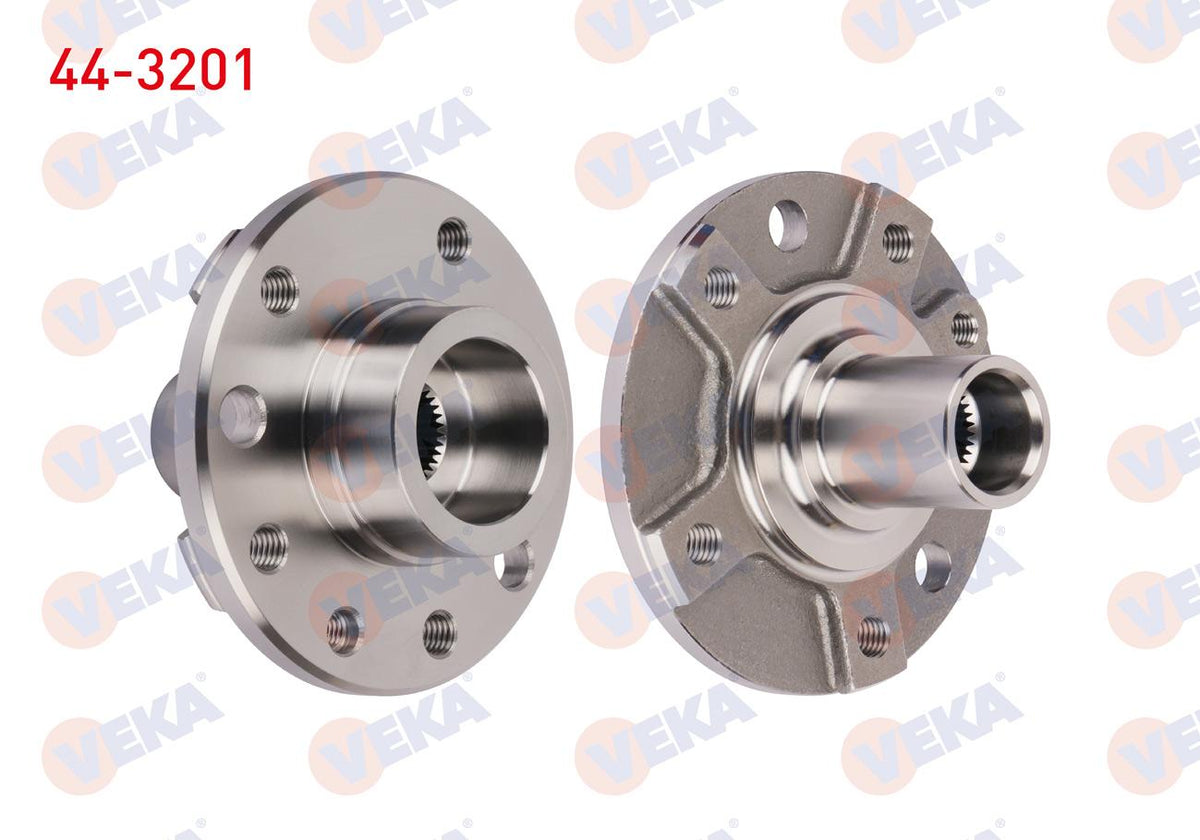 Veka 44-3201 Wheel Hub Left-Right Front without Bearing Opel Vectra B 1.6i 5 Lug 1995-2003 — Hub Assemblies