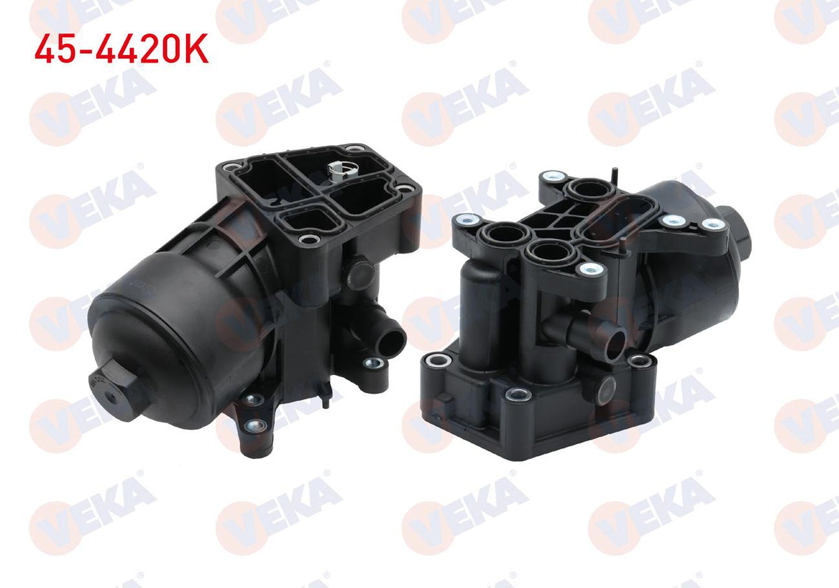 Veka 45-4420K Oil Filter Housing Volkswagen Polo 1.2 TDI 2009-/ Seat Ibiza IV 1.2 TDI 2010-2015 / Skoda Fabia II 1.2 TDI 2010-2014