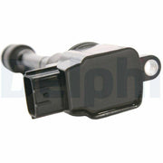 delphi gn10219-12b1 ignition coil front view, delphi gn10219-12b1 ignition coil technical specifications DELPHI GN10219-12B1 Ignition Coil - 3-Pin Connector for Nissan Primera 2003-2010, X-Trail 2001-2013 | 12V DELPHI GN10219-12B1 Ignition Coil - Nissan Compatible delphi, ignition-coil, nissan-parts, automotive, car-repair, mechanics, auto-parts, car-owners, replacement-parts, ai-generated