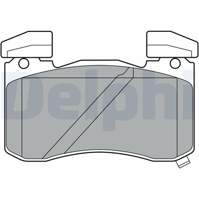 Delphi LP3396 Brake Pad — Brake Pads