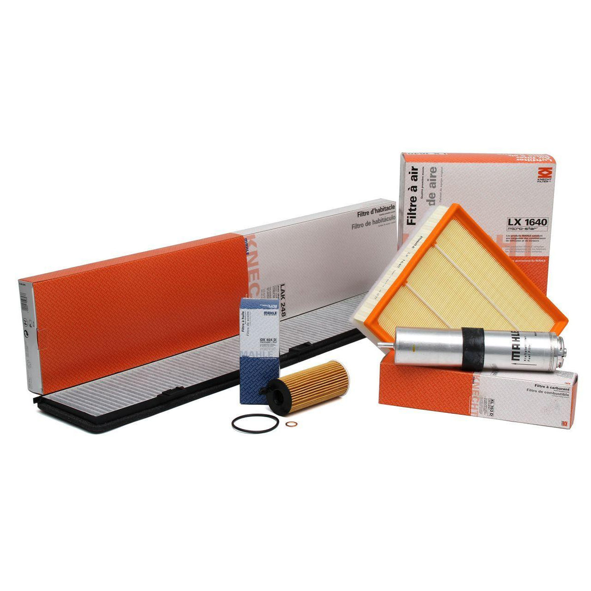 Mahle BMW E90 320d N47 Motor Filter Set - 184 HP Diesel Engine — Maintenance & Service Kits