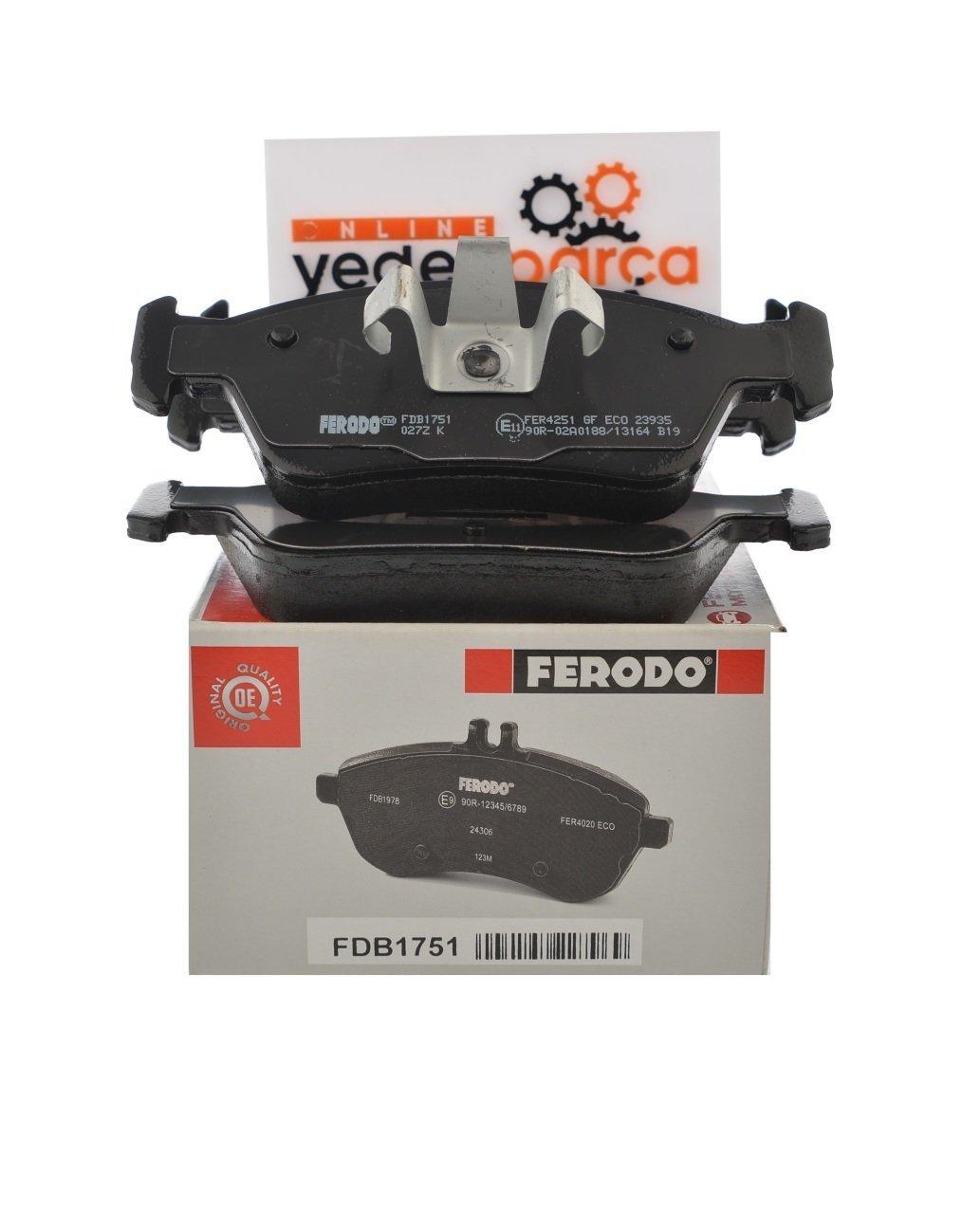 Ferodo FDB1751 - BMW E90 318i Front Brake Pads Kit