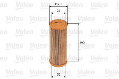 Valeo 585707 Air Filter (Saab 9000 2.0,2.0I,2.3T,2.3I,3.0I)