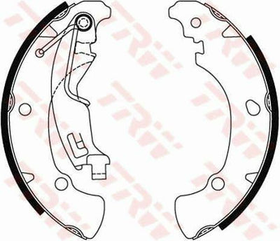 TRW GS8488 Brake Pads for 11-Fiorino, Bipper and 2 more models