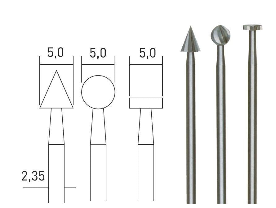 Proxxon 28720 Milling Cutter Set (3 pcs)