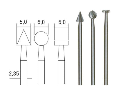 Proxxon 28720 Milling Cutter Set (3 pcs)