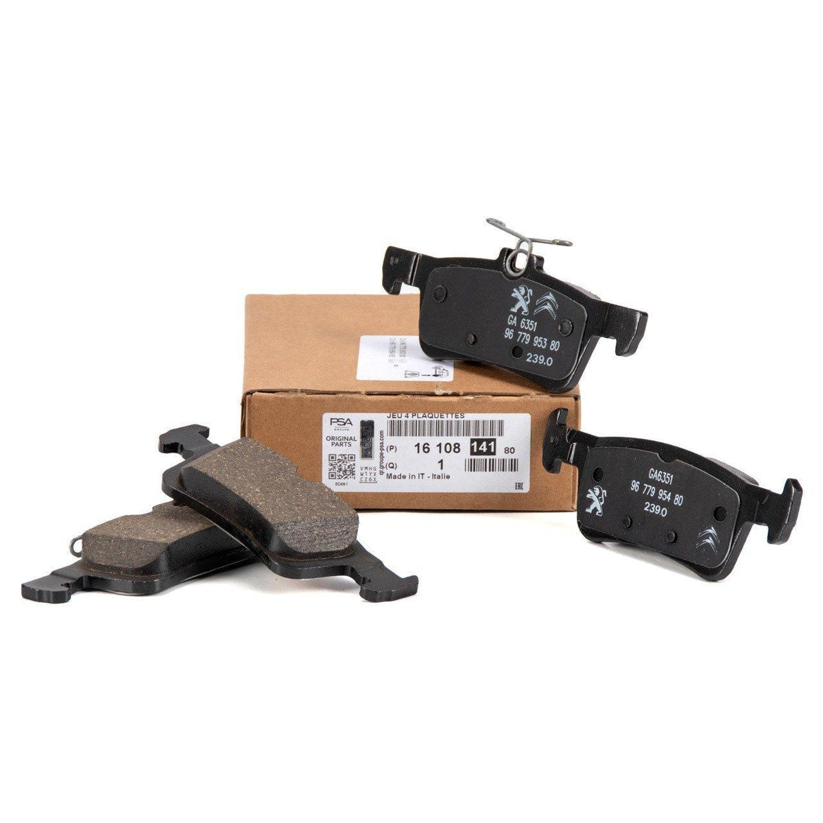 Peugeot 308 Rear Brake Pad Set - Original Service Product — Brake Pads