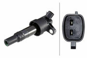 hella-ignition-coil-12v-front-view, hella-ignition-coil-12v-side-view HELLA 5DA193175-971 Ignition Coil - 12V for i10, Ka, Picanto | Premium Performance HELLA Ignition Coil 12V - High Performance for Cars hella, ignition-coil, 12v, automotive, car-repair, spark-plug, car-parts, premium-performance, ai-generated, auto-accessories