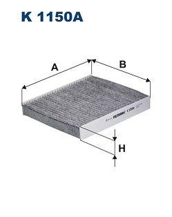 Filtron K1150A Cabin Air Filter Focus II 04 C30 — Air & Cabin Filters