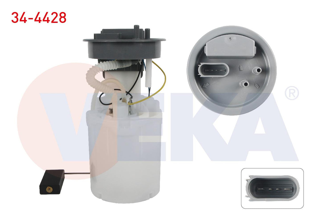 Veka 34-4428 Fuel Tank Level Float 0.5 Bar Volkswagen Polo (9N_) 1.4 TDI (Amf-Bay) 2001-2012 / 1.9 TDI (Atd-A — Fuel Delivery
