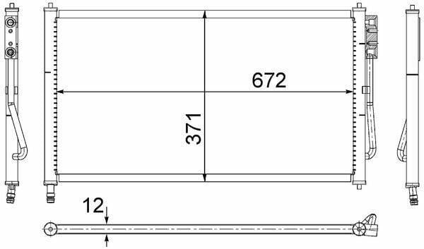 mahle ac218000s air conditioning radiator, focus ii ac radiator dimensions MAHLE AC218000S | Air Conditioning Radiator for Focus II 1.4 16V / 1.8 TDCI / 1.6 Zetec S 16V (98-04) MAHLE AC218000S | Focus II AC Radiator mahle, ac-radiator, car-parts, focus-ii, air-conditioning, automotive, mechanic-tools, climate-control, car-owners, ai-generated