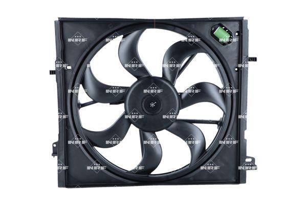 NRF 470075 Radiator Fan Complete Nissan Qashqai 1.2-1.5-1.6 J11 Body 2013-> X-Trail T32 2014-> — Radiators & Fans