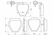 front-brake-pad-bosch-audi, audi-a4-s4-quattro-brake-pad-set BOSCH Front Brake Pad - Replacement for Audi A4 S4 Quattro | 97-01 A4 A6 2.7 T 99-05 BOSCH Front Brake Pad for Audi A4 S4 Quattro front-brake-pad, bosch, audi, brake-system, car-parts, mechanics, car-owners, replacement-parts, low-metallic, ai-generated