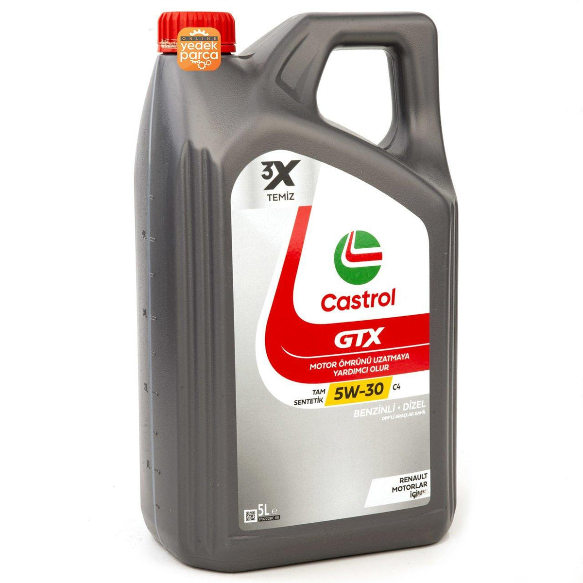 Castrol Gtx 5W30 C4 5 Litre Motor Oil Dpf li Renault