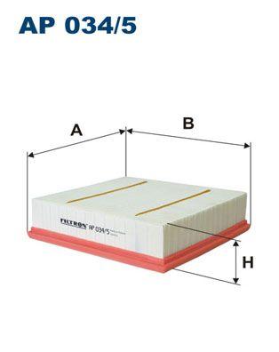 Filtron AP034-5 Air Filter W176-246-117 M651-607 — Air & Cabin Filters