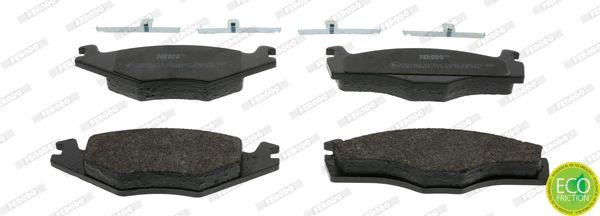 Ferodo FDB1072 Brake Pad Front Polo III 99-Polo Classic 95-/ Cordoba 93-Ibiza II 93-with Bracket 17mm