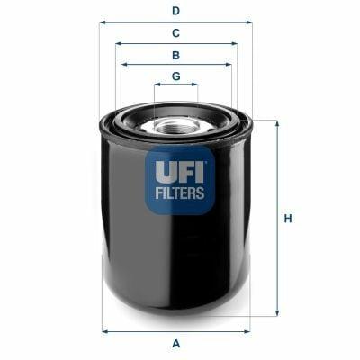 UFI FILTRE 27.259.00 - Universal Air Dryer Filter — Condensers & Evaporators