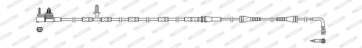 Ferodo FWI510 Brake Pad Wear Sensor Jaguar Xe /New Xj Rear — Brake Sensors & ABS