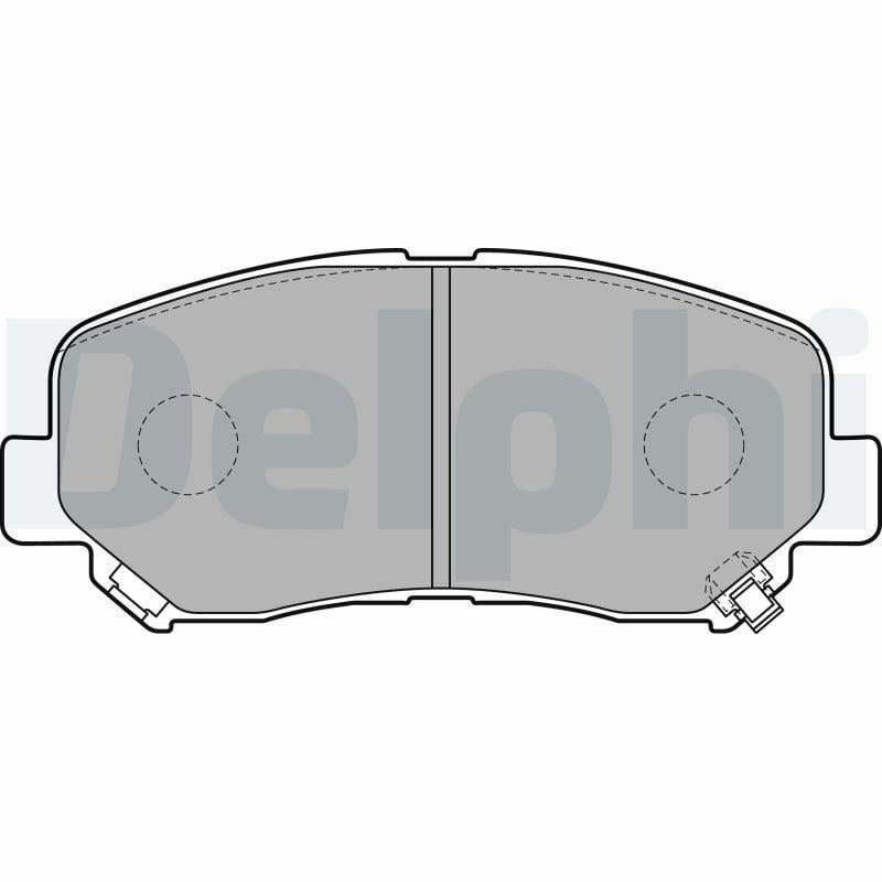Delphi LP2481 Brake Pads - 12-Cx-5 Disc Brake Set